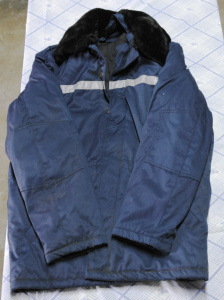 Куртка мужская утепленная синего цвета
