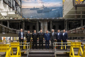 Заложен киль головного корвета класса «Похьянмаа» для ВМС Финляндии
