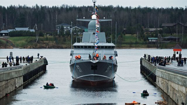 Малый ракетный корабль "Буря" завершает госиспытания на Балтике