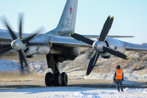 В Амурской области проведены плановые полеты стратегических ракетоносцев Ту-95МС