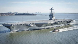 ВМС США впервые развёртывают авианосец USS Gerald R. Ford со всей авиацией