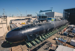 На верфи Huntington Ingalls Industries спущена на воду АПЛ SSN-796 класса «Вирджиния»