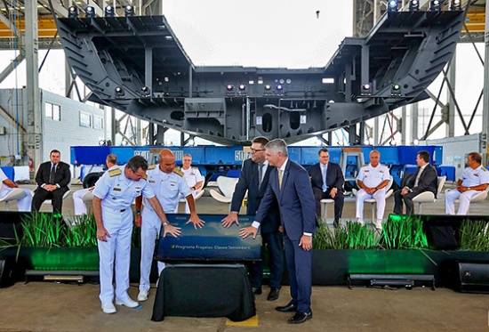 Заложен киль головного фрегата класса «Тамандаре» для ВМС Бразилии