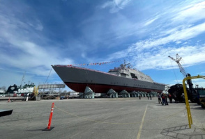 Спущен на воду корабль прибрежной зоны LCS-31 «Кливленд», предназначенный для ВМС США